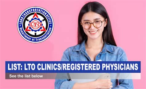 LIST: Manila LTO Accredited Medical Clinics & Registered .